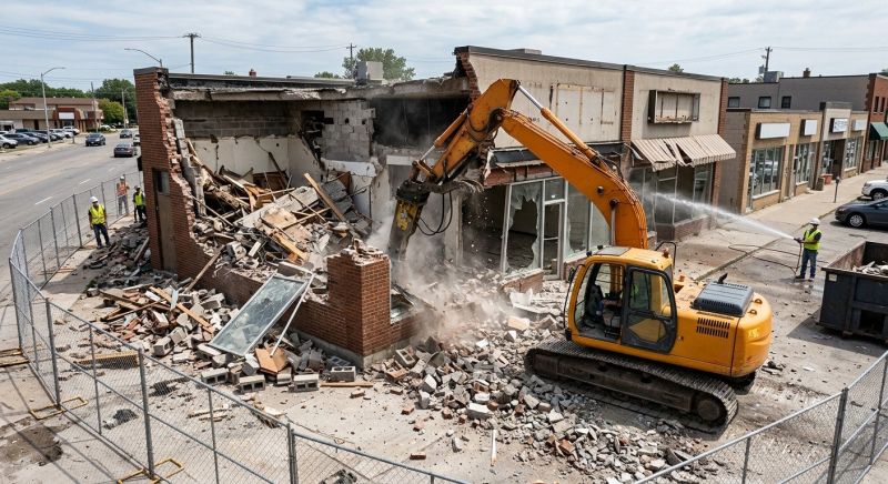 Commercial Site Demolition in Bergen County, NJ