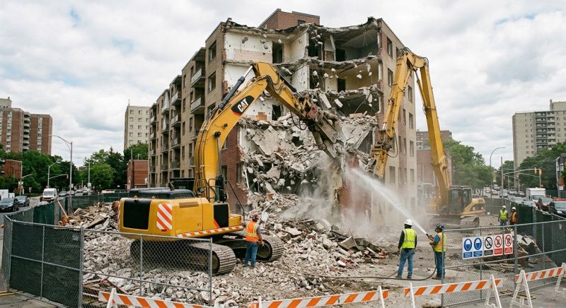 Apartment Demolition in Bergen County, NJ