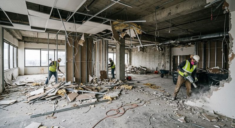 Commercial Building Demolition in Katy, TX