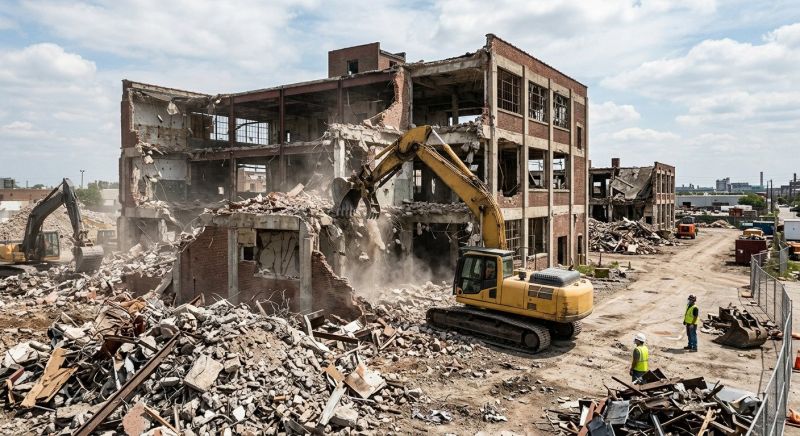 Commercial Property Demolition in Katy, TX