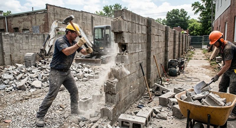 Concrete Steps Demolition in Bergen County, NJ