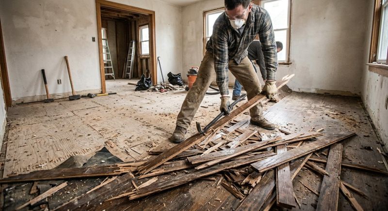 Hardwood Floor Demolition in Sacramento, CA