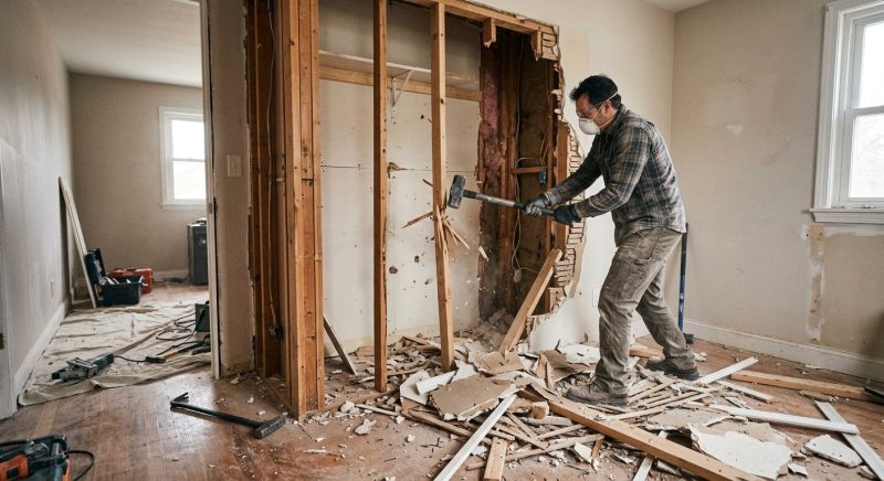 Hardwood Floor Demolition in Frederick, MD