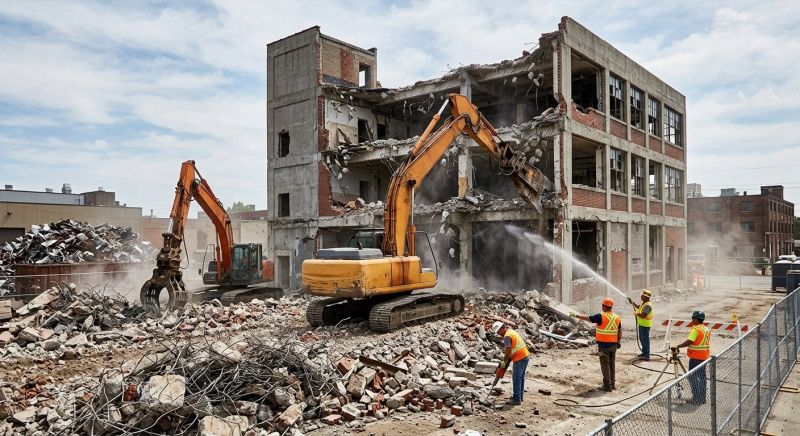 Industrial Demolition in Bergen County, NJ