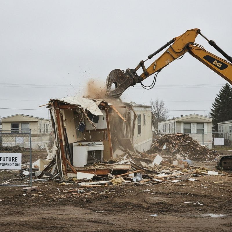 Mobile Home Demolition in Sacramento, CA