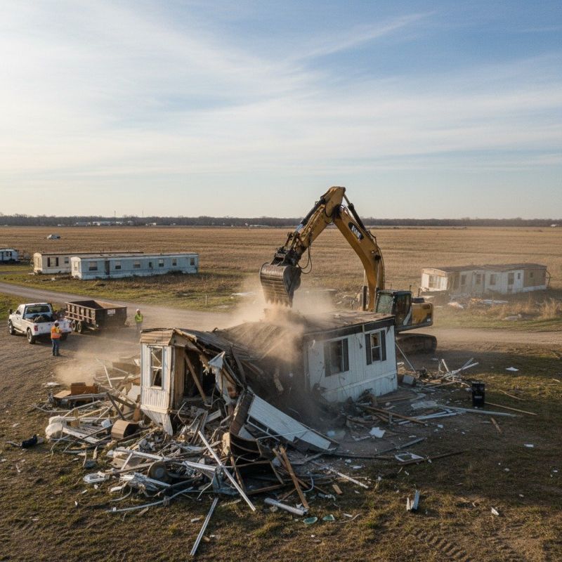 Modular Home Demolition in Houston, TX
